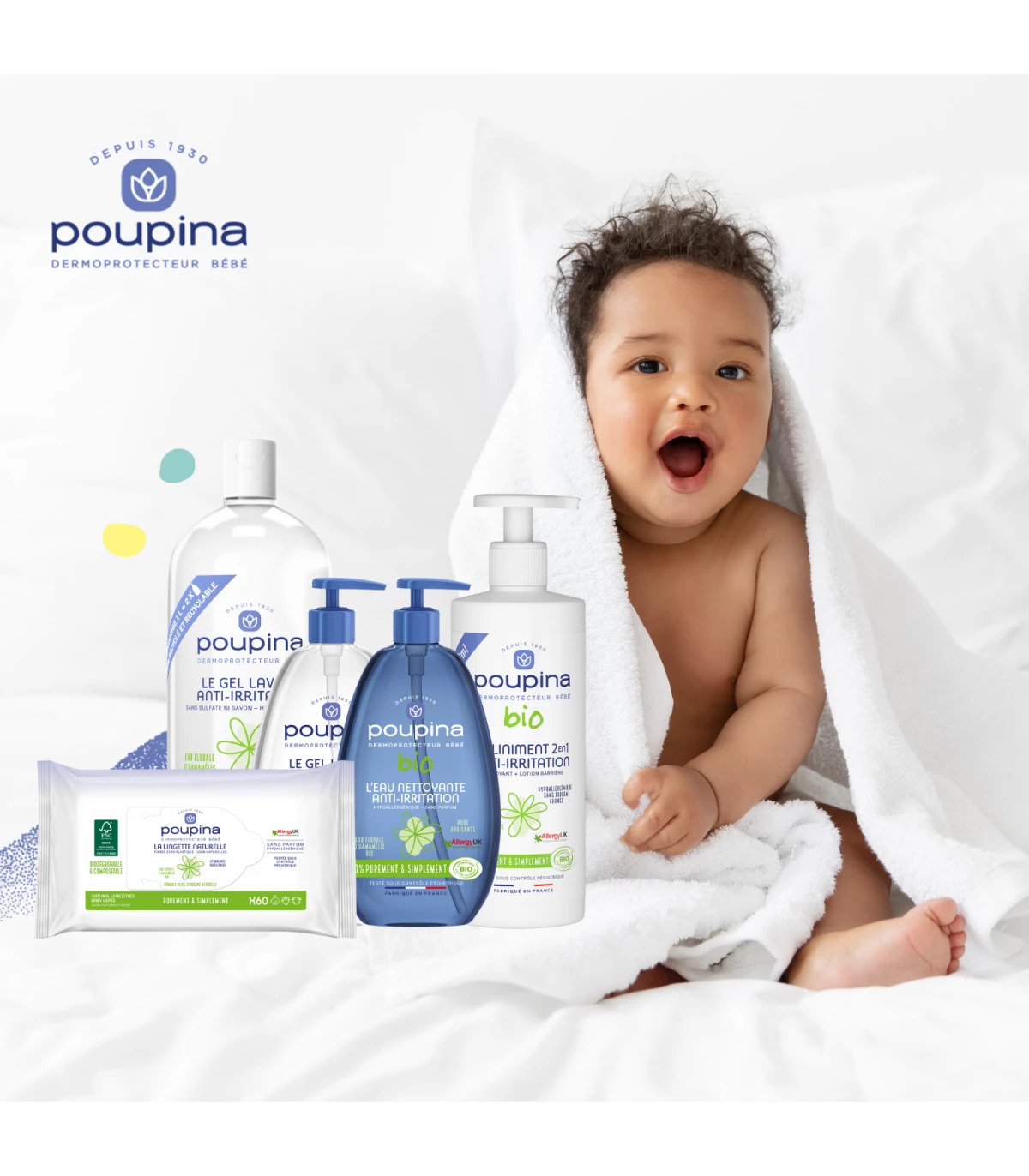 Recharge gel lavant bébé - Sans sulfate - Poupina